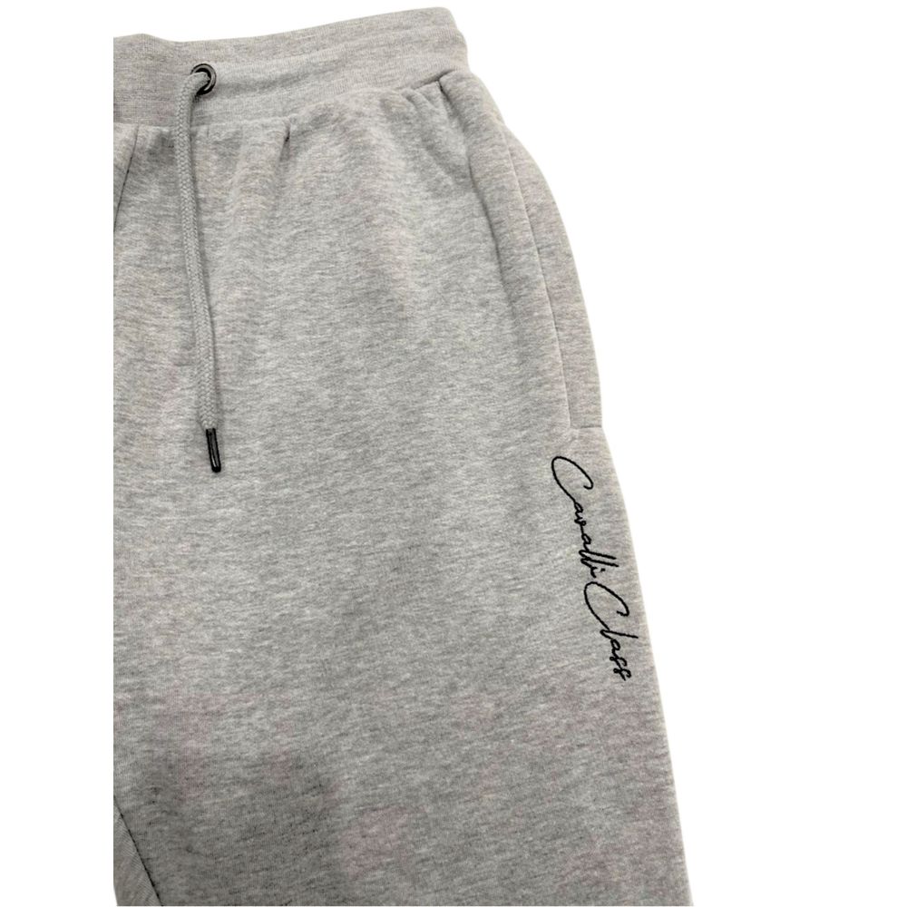 Grå polyester sportbyxor för kvinnor