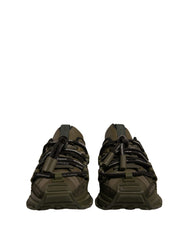 Dolce & Gabbana Military Green Space Low Top Sneakers Shoes