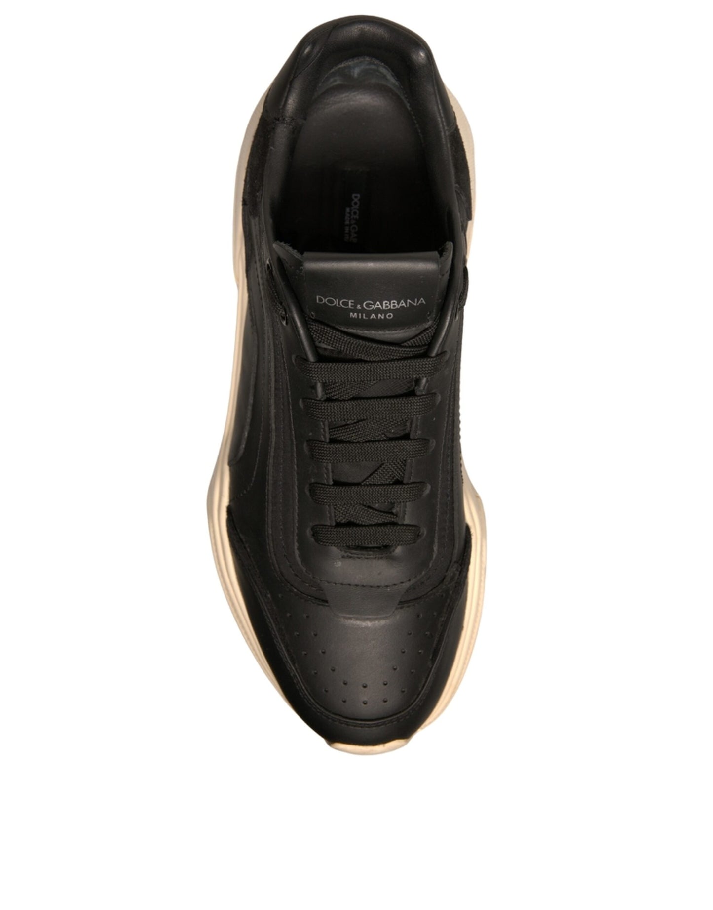 Dolce &amp; Gabbana Svarte Hvite Daymaster Lave Sneakers Sko