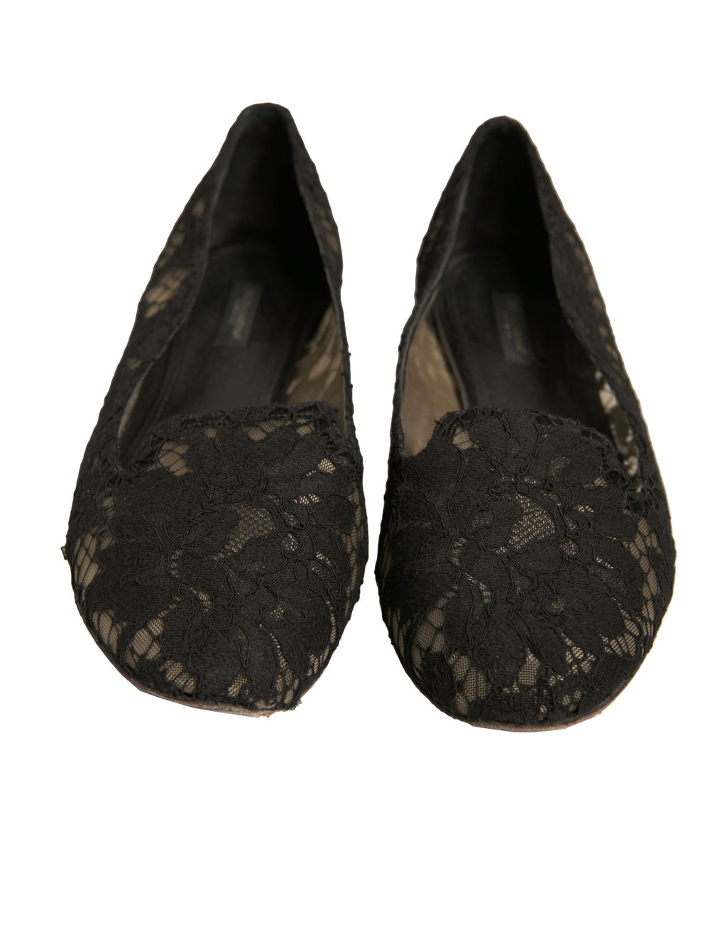 Svarte Taormina Slip On Flats Sko i Blonde