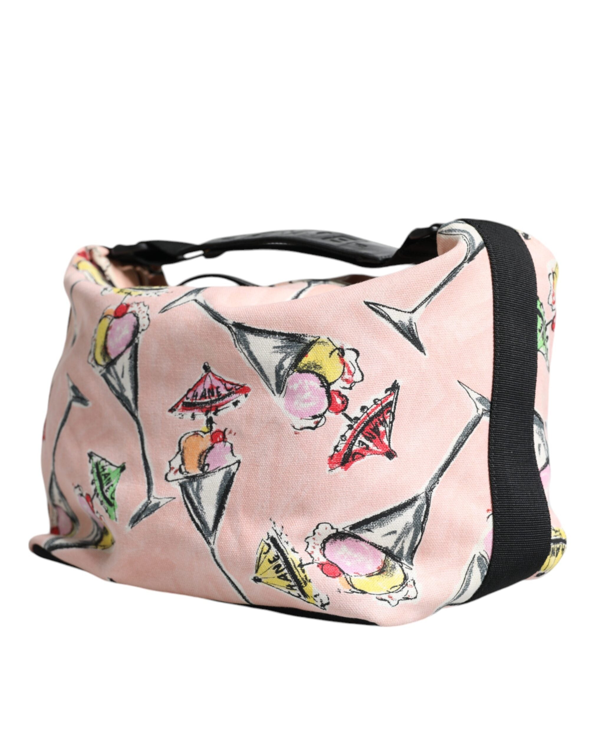Rosa Cruise Collection Parfait Canvasväska med Tryck