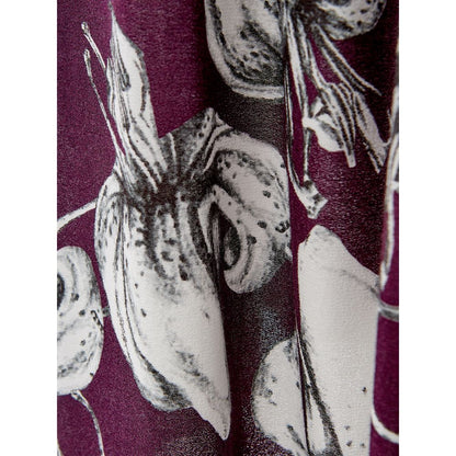 Lardini Elegant Purple Viscose Klänning