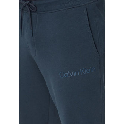 Calvin Klein Jeans Blå Bomull Joggers Träningsbyxor