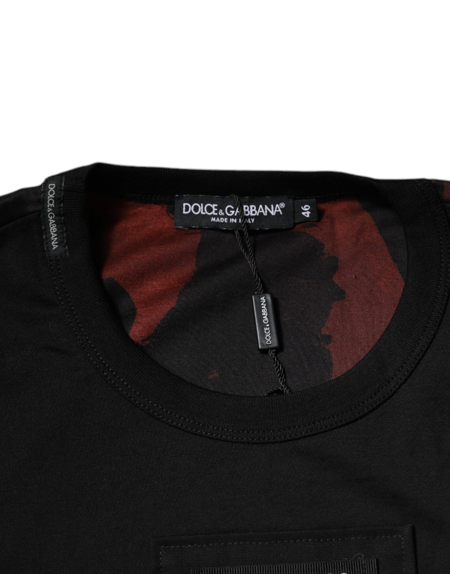 Dolce &amp; Gabbana Flerfarget Kamuflasje T-skjorte med rund hals
