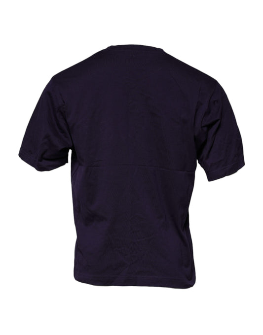 Dolce &amp; Gabbana Lilla DG Logo Bomulls-T-skjorte med rund hals