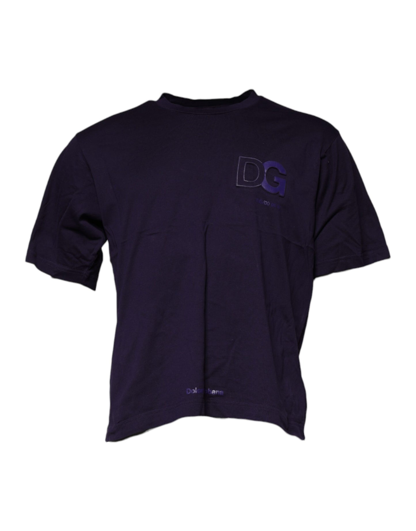 Dolce &amp; Gabbana Lilla DG Logo Bomulls-T-skjorte med rund hals
