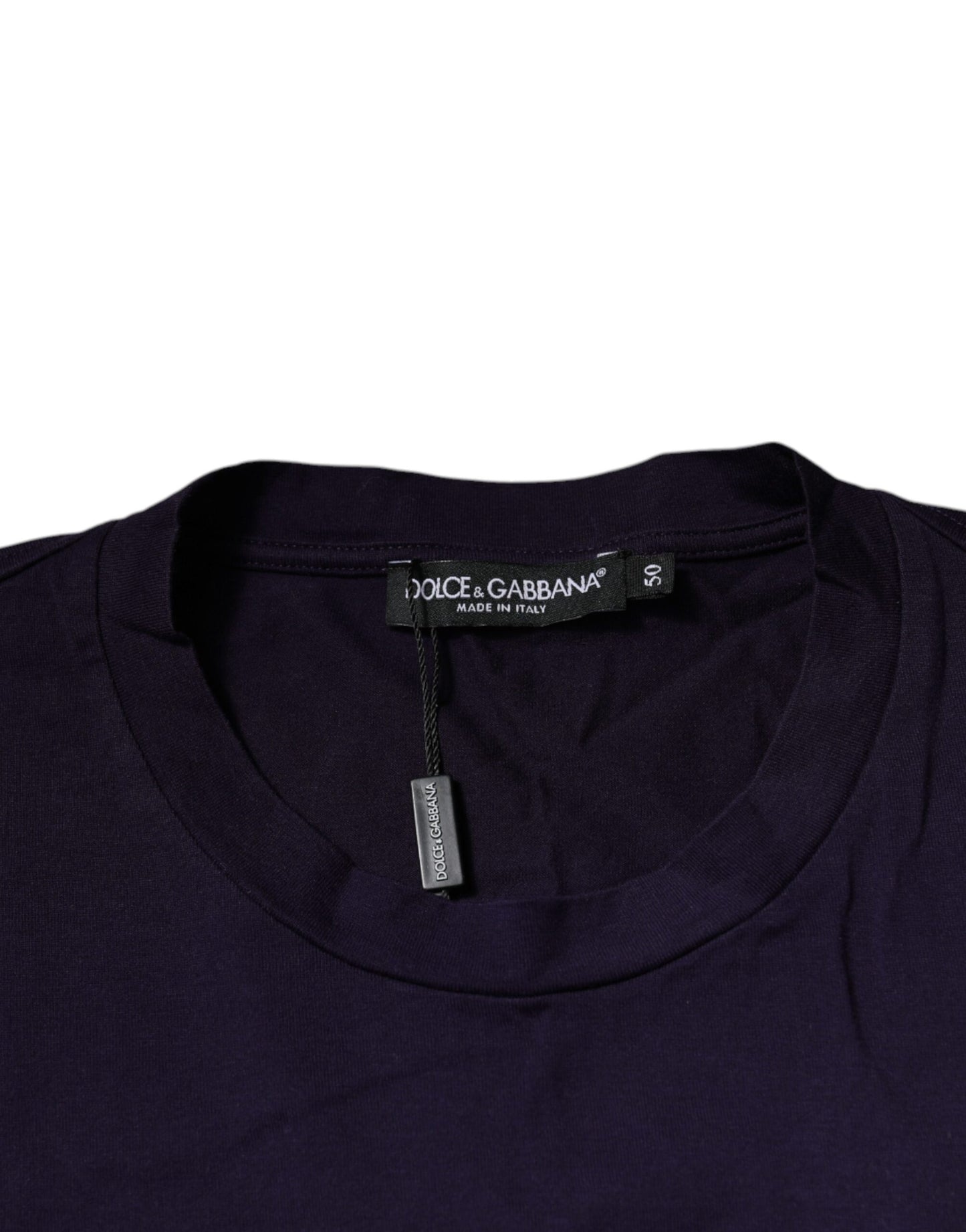 Dolce &amp; Gabbana Lilla DG Logo Bomulls-T-skjorte med rund hals