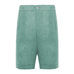 Alpha Studio Green Linen Short