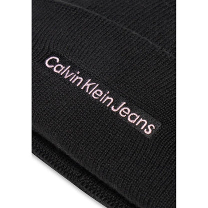 Calvin Klein Jeans svarta bomullskepsar basebollkeps