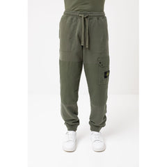 Stone Island Green Cotton Men's Tracksuit Pant