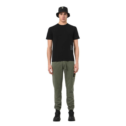 Stone Island Beige bomullsbyxor för män
