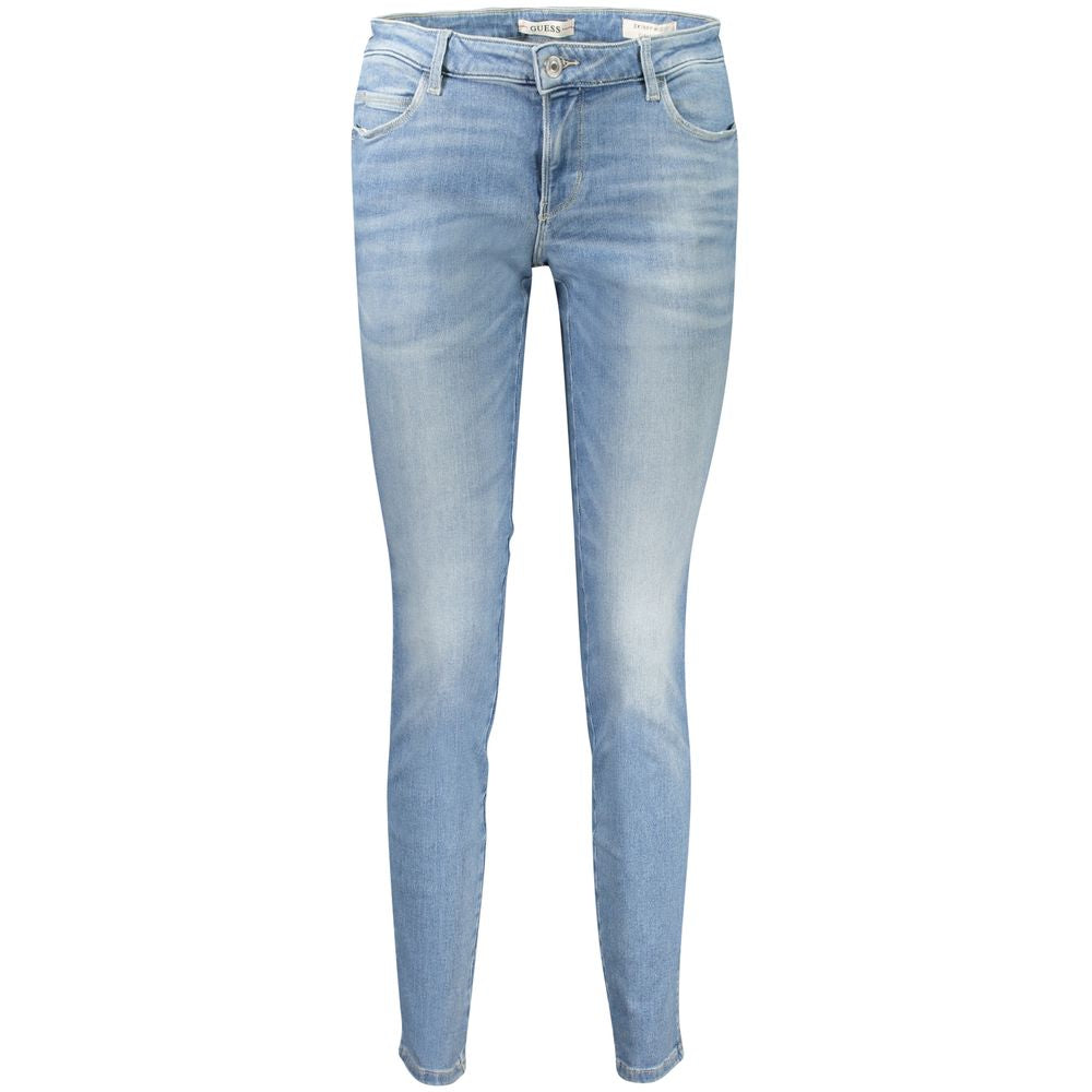 Ljusblå bomullsjeans och byxor