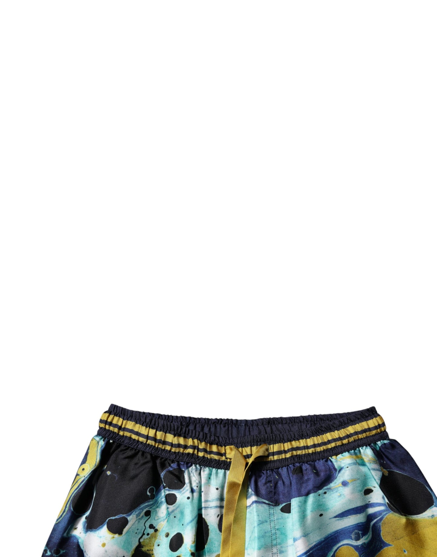 Dolce &amp; Gabbana Flerfärgade Marmor Mönstrade Jogger Träningsbyxor Byxor
