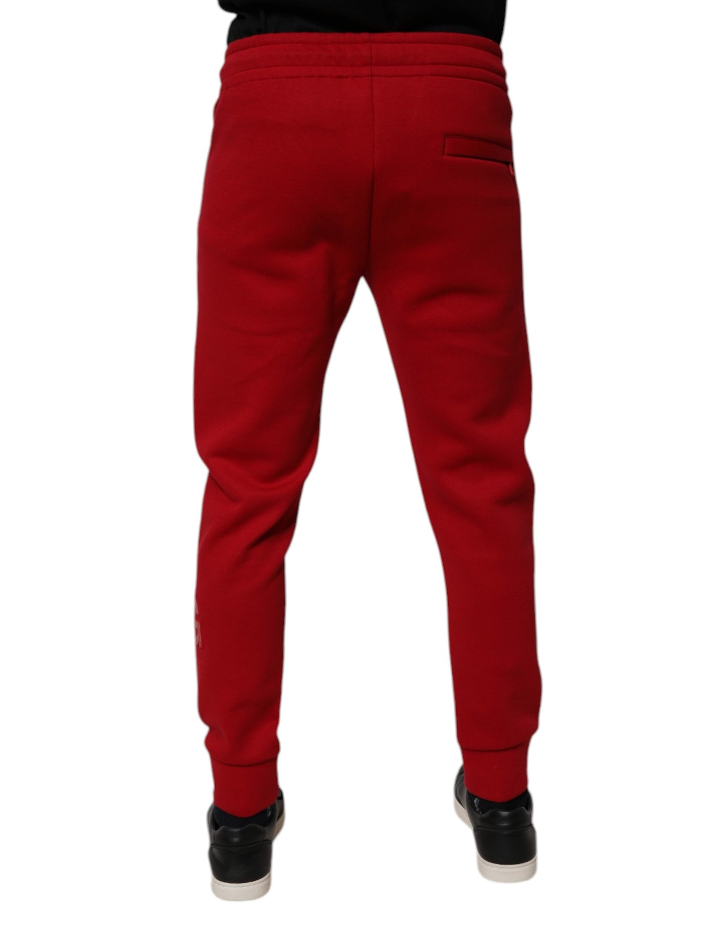 Dolce &amp; Gabbana Røde Bomullsjoggebukser