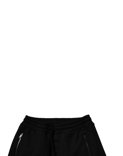 Dolce &amp; Gabbana svarta joggingbyxor i bomull