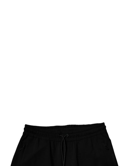 Dolce &amp; Gabbana svarta joggingbyxor i bomull