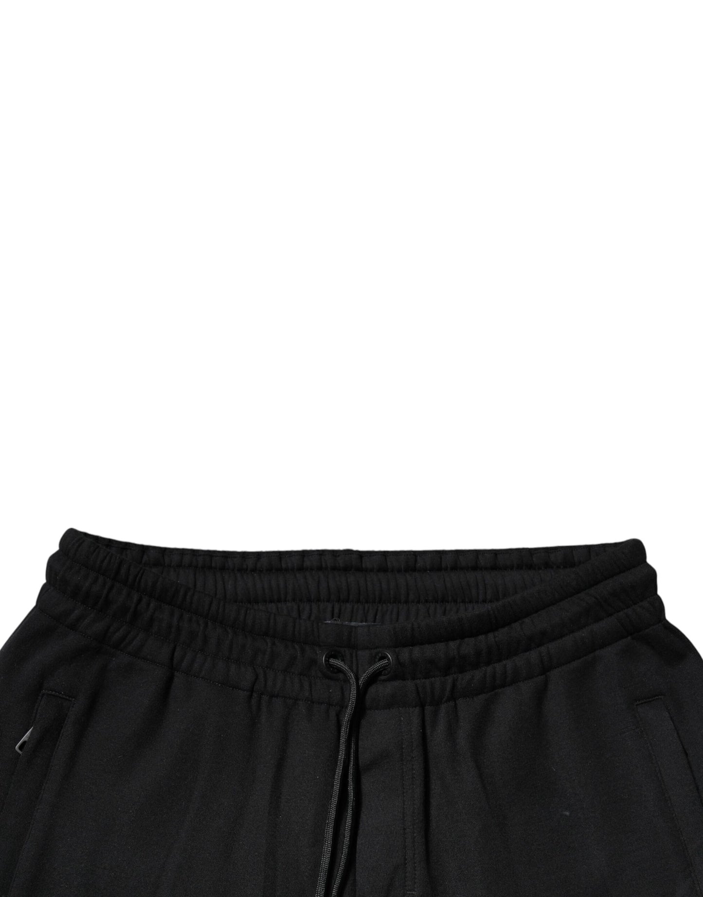 Dolce &amp; Gabbana svarta joggingbyxor i bomull