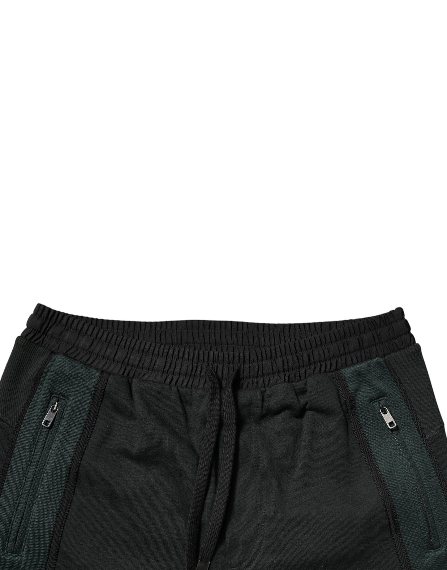 Dolce &amp; Gabbana svarta joggingbyxor i bomullsblandning