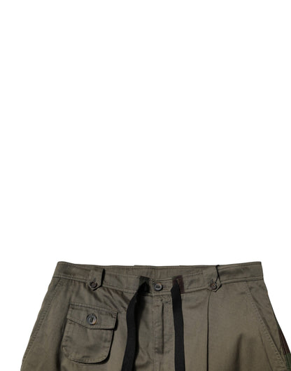 Dolce &amp; Gabbana Flerfargede Patchwork Kamuflasje Cargobukser