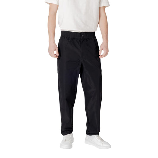 Calvin Klein Jeans Svarta Polyesterbyxor