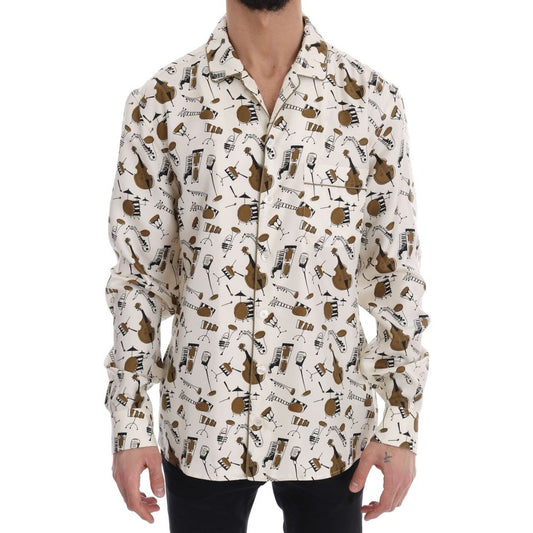 Dolce &amp; Gabbana Flerfärgad Sidenskjorta