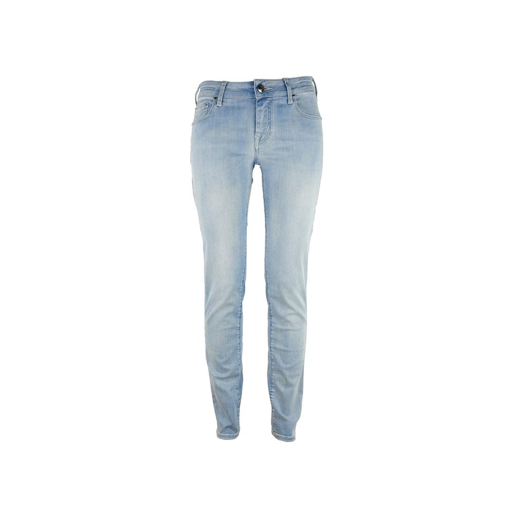 Blå bomullsjeans och byxor