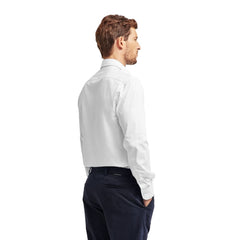 Ballantyne White Cotton Dress Shirt