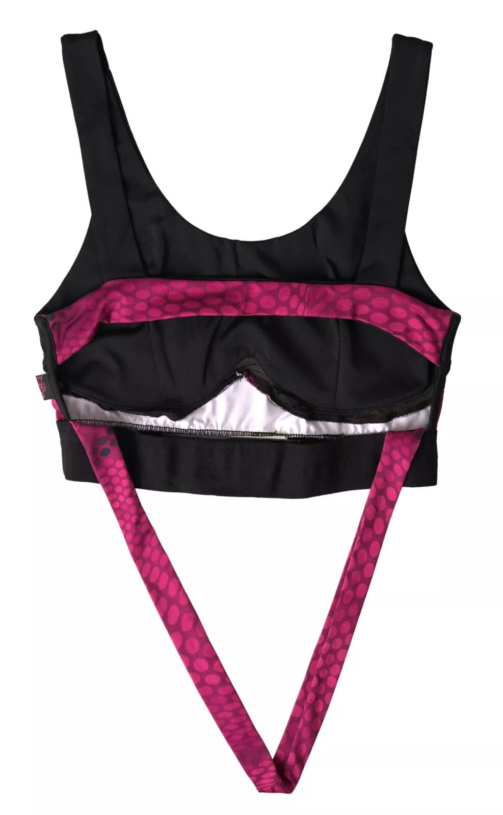 Svart fuchsia logotyp Athlete Hannah BH underkläder