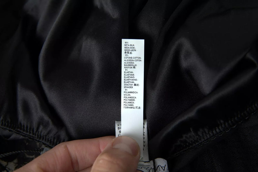 Svart spets siden nattkläder camisol topp underkläder