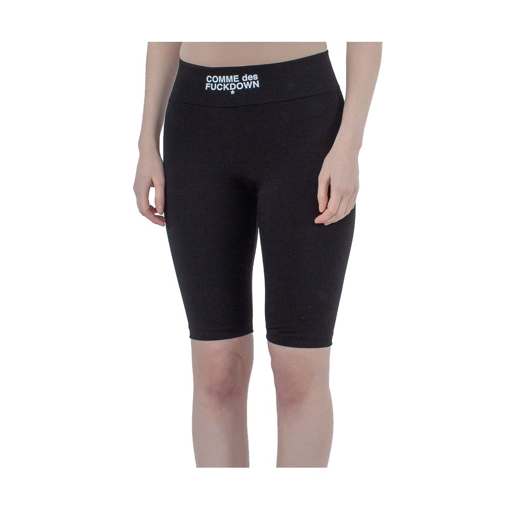 Svarta polyesterjeans och byxor