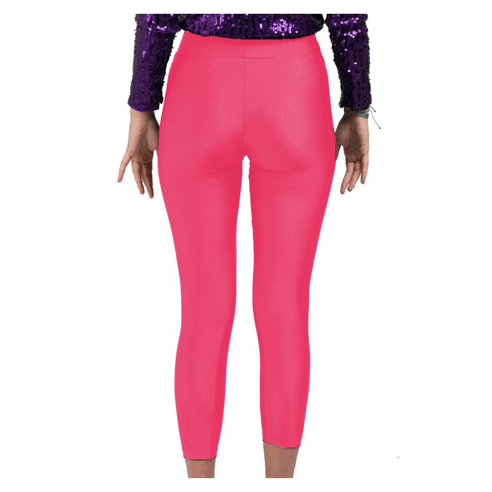 Rosa nylonjeans och byxor