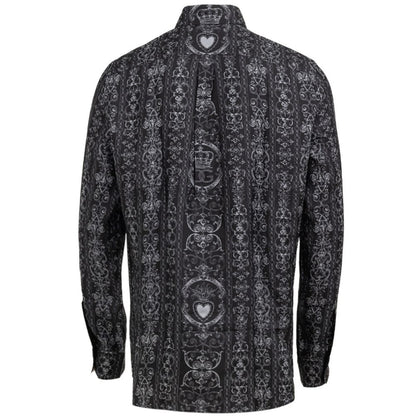 Dolce &amp; Gabbana Grå Sidenskjorta