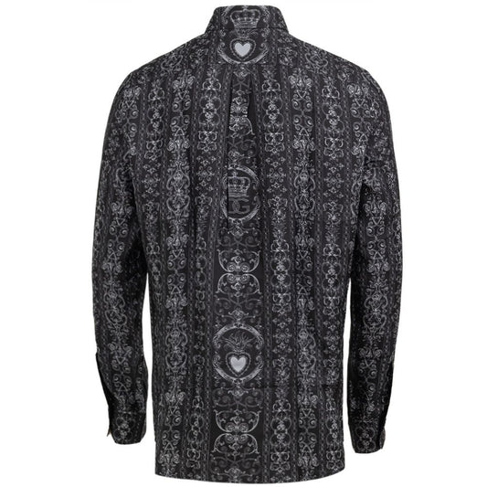 Dolce &amp; Gabbana Grå Sidenskjorta