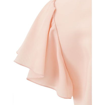 Lardini Elegant Rosa Acetatklänning