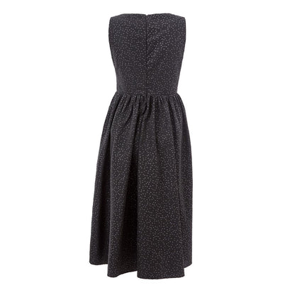 Lardini Elegant Svart Polyetenklänning