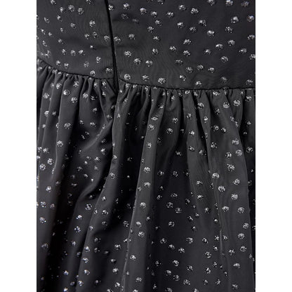 Lardini Elegant Svart Polyetenklänning