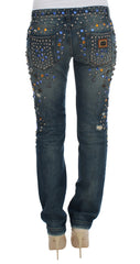 Dolce & Gabbana Crystal Embellished GIRLY Slim Fit Jeans