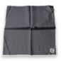 Dolce & Gabbana Gray Crown Logo Square Handkerchief Scarf
