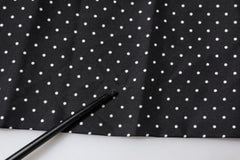 Dolce & Gabbana Black Polka Dots Silk Skinny Neck Wrap Scarf