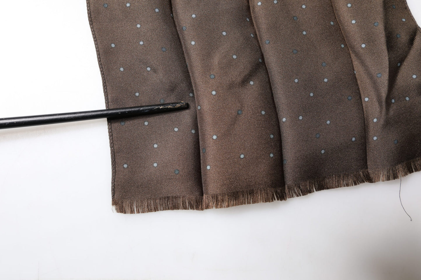 Dolce & Gabbana Brown Fantasy Silk Neck Wrap Shawl Scarf