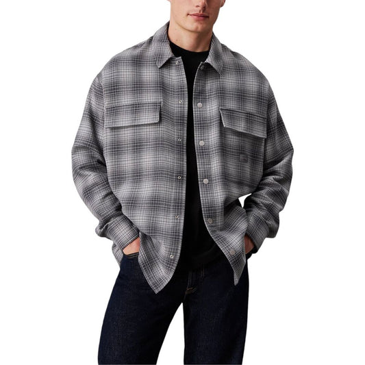 Calvin Klein Jeans Vit bomullsskjorta