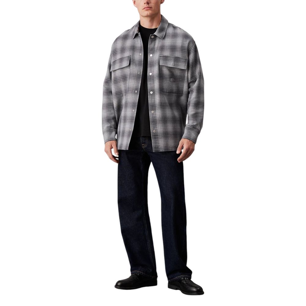 Calvin Klein Jeans Vit bomullsskjorta