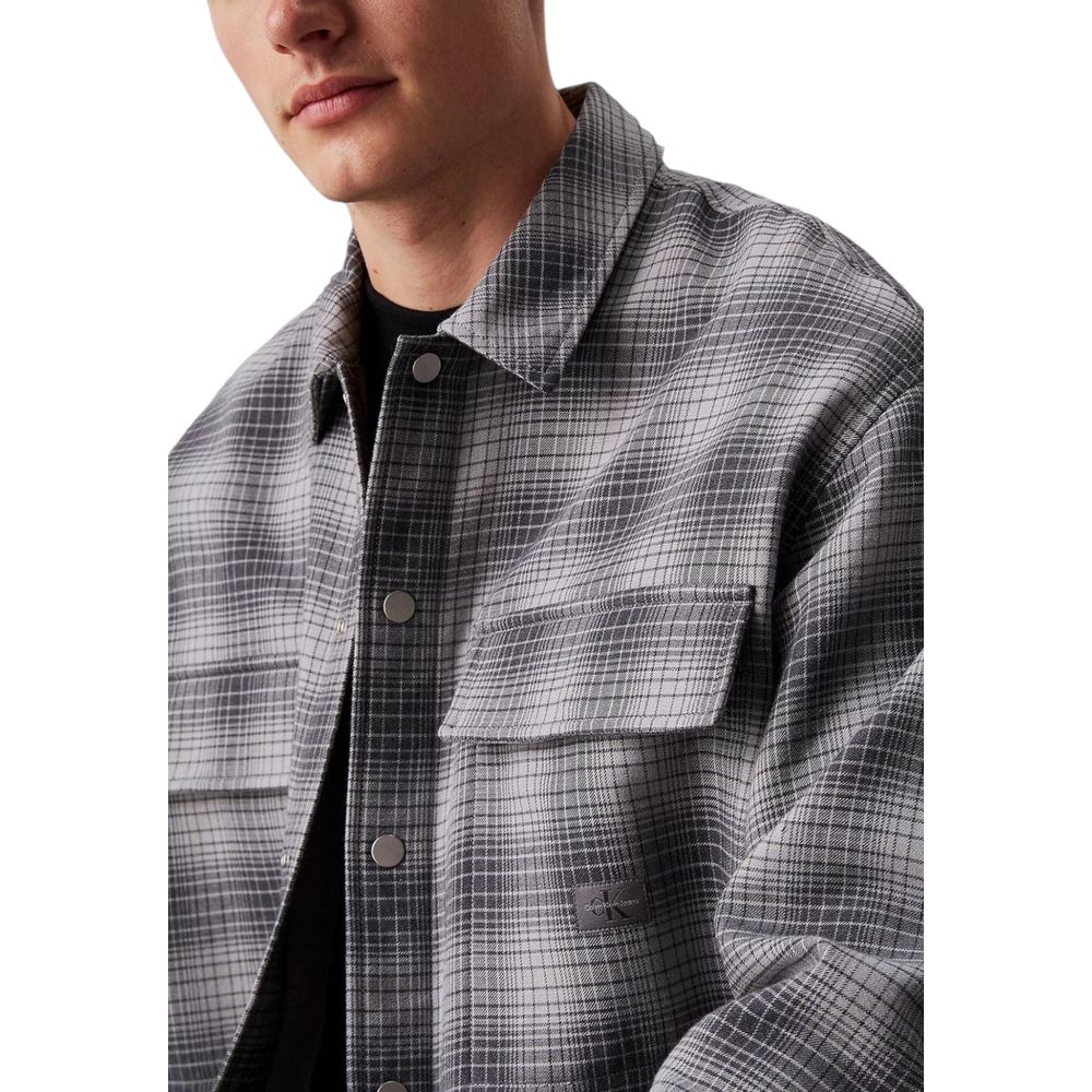Calvin Klein Jeans Vit bomullsskjorta