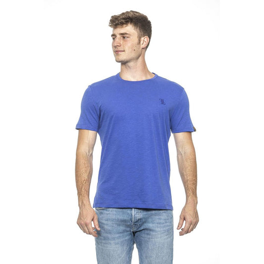 Billionaire Italian Couture Lyseblå Bomulls-T-skjorte