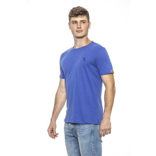 Billionaire Italian Couture Lyseblå Bomulls-T-skjorte