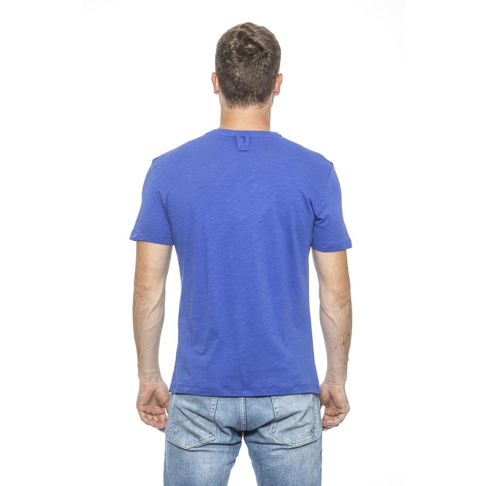 Billionaire Italian Couture Lyseblå Bomulls-T-skjorte