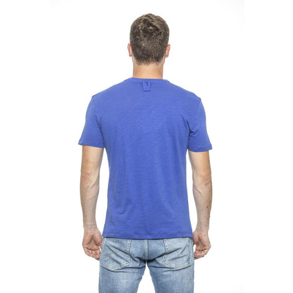 Billionaire Italian Couture Lyseblå Bomulls-T-skjorte
