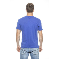 Billionaire Italian Couture Light Blue Cotton T-Shirt