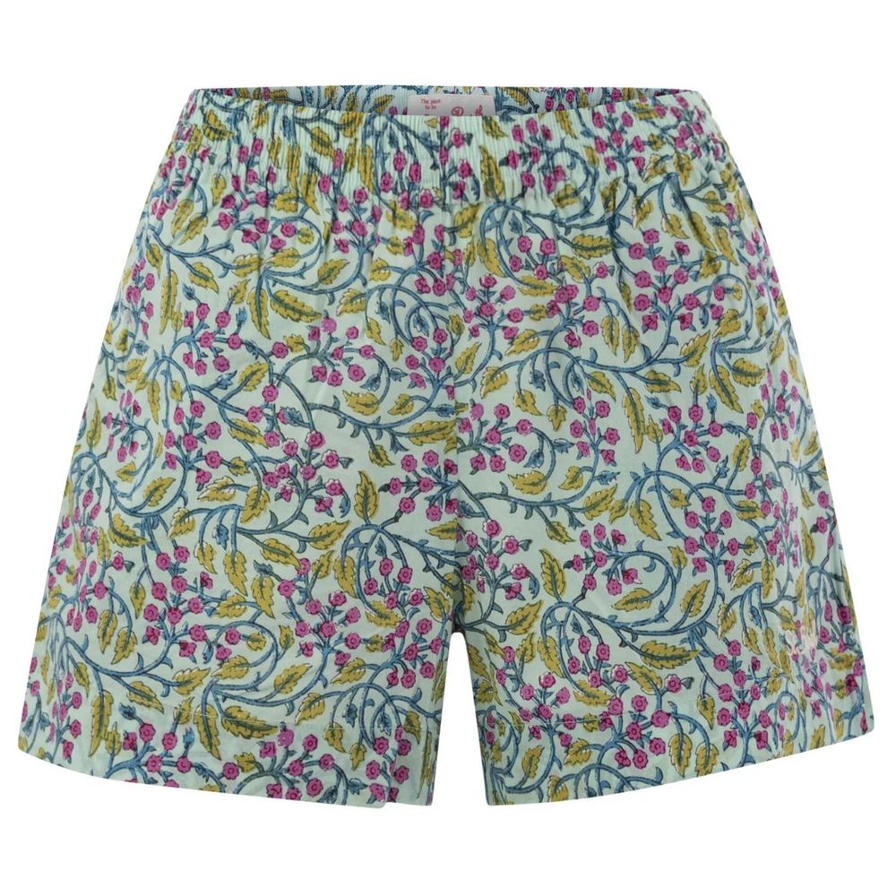 Grønne bomullsshorts
