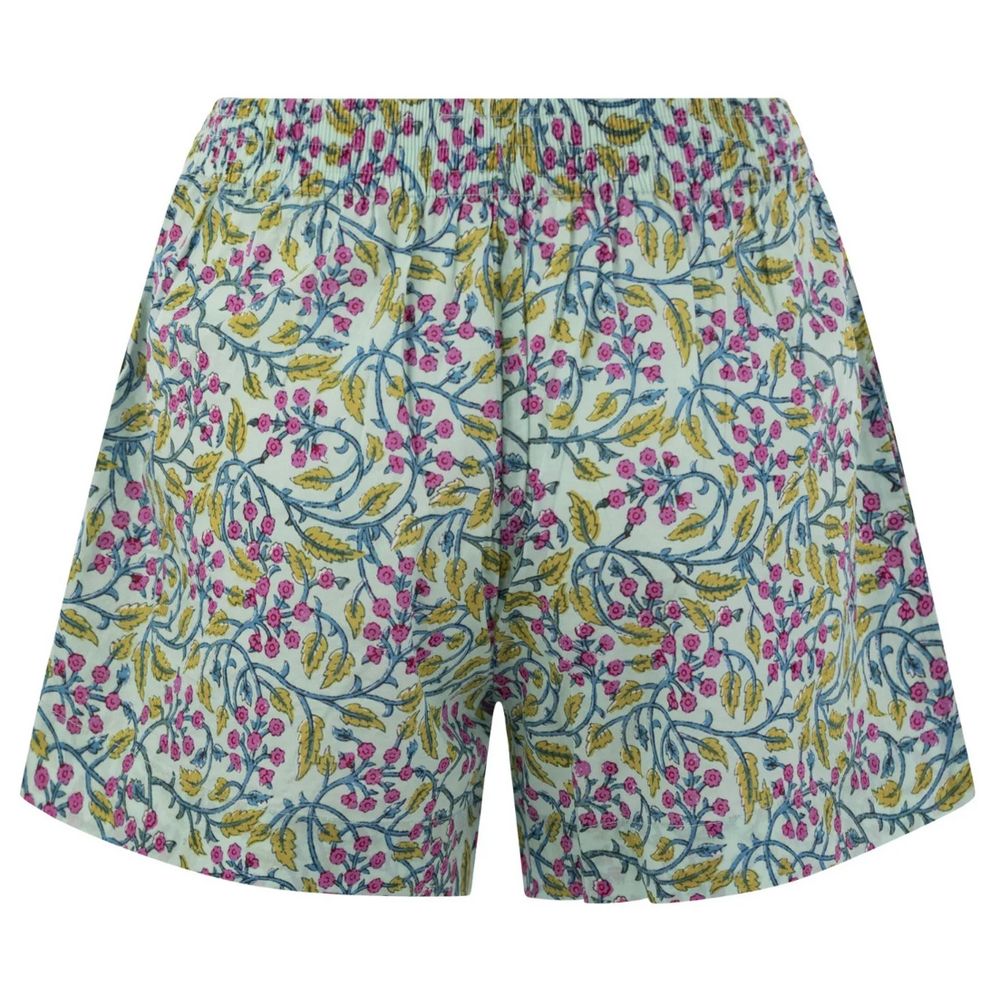 Grønne bomullsshorts